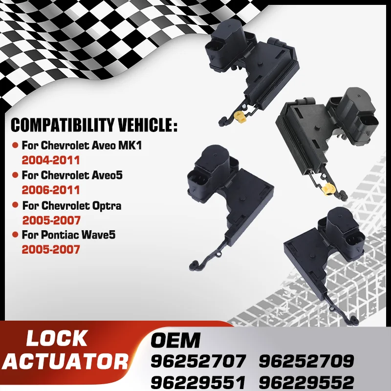 

Car Door Lock Actuator For Chevrolet Aveo MK1 Chevrolet Aveo5 Chevrolet Optra Pontiac Wave5 Suzuki Swift Daewoo Kalos Pontiac G3