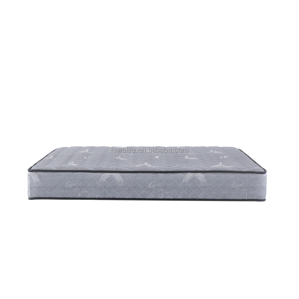 China Supply Wholesale Price Cheap Hotel Spring Mattress Twin Full Size Rolled up Hard Foam Mattresses for Beds