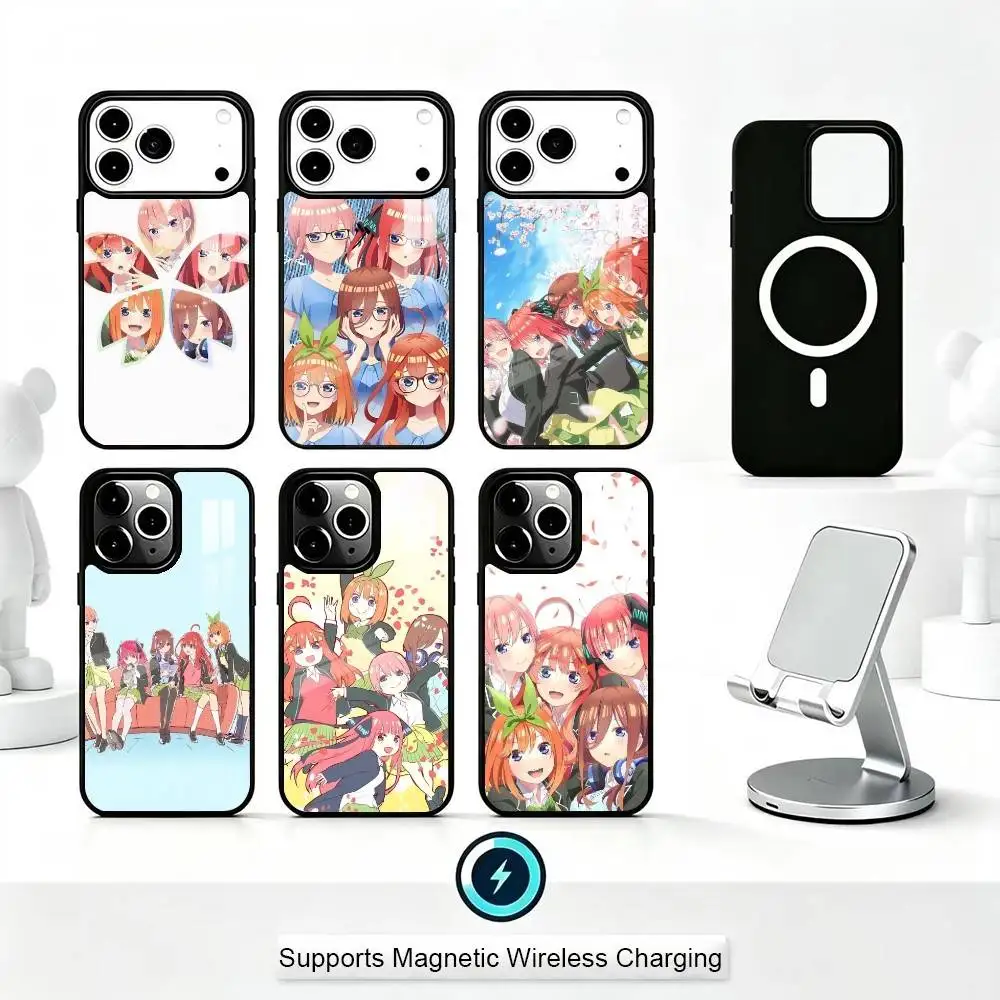 

Anime The Q-Quintessential Quintuplets Phone Case For iPhone17,16,15,14,13,12,11 Plus,Pro Supports Magnetic Wireless Charging