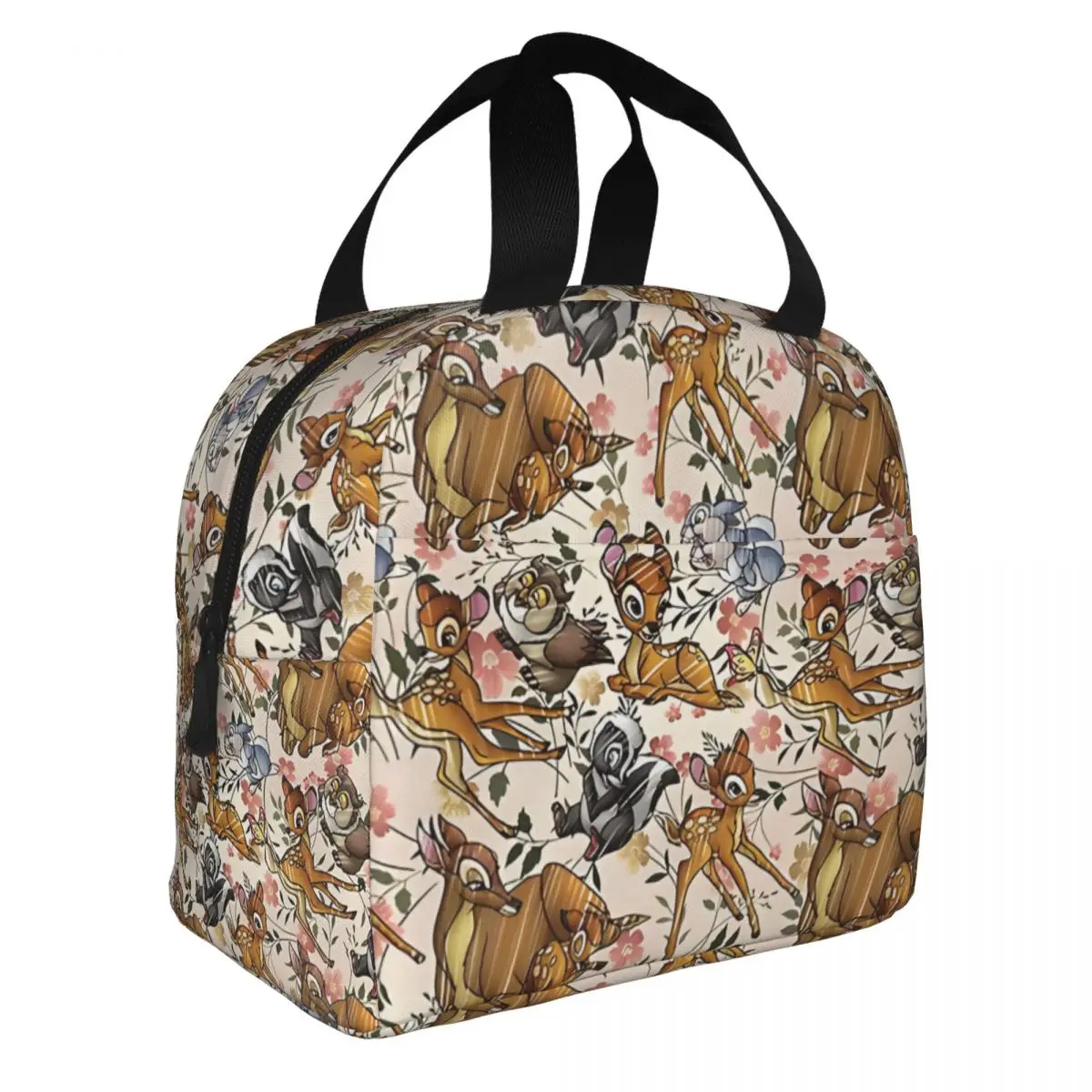 Cooler Lunch Box Bag Bambi Sketched Leakproof Insulated Disney Tigger & Pooh Winnie Weekend Picnic Food Container Girl Kid