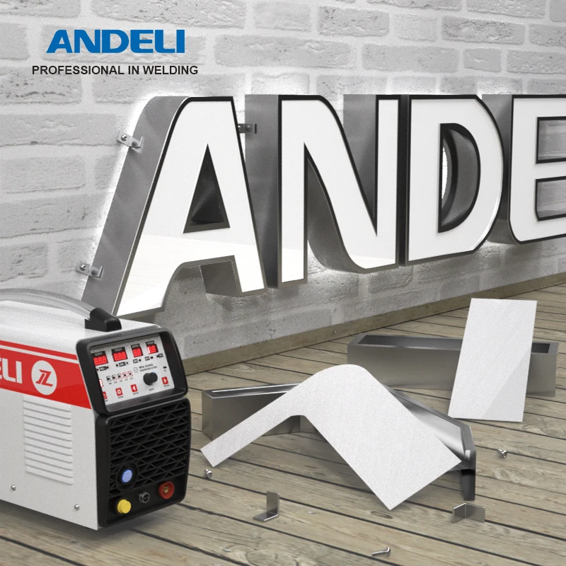 

ANDELI Professional 250A Double Pulse Tig Cold Welding For Mentals Steel Of 3D Letters Welding Machine