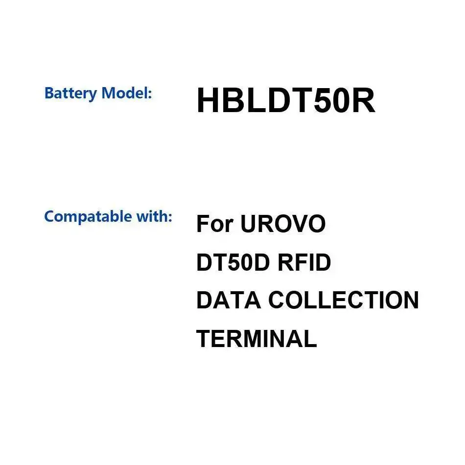 

Rfid Data Collection Terminal Battery HBLDT50R 9000mAh For Urovo DT50D Rfid Data Collection Terminal