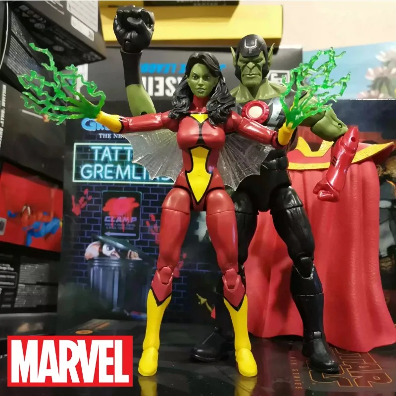 New Original Marvel Legends Figure Skrull Queen & Super-skrull Avengers 60th Anniversary Beyond Earth's Mightiest 2-pack Figure