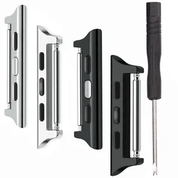 Watchband Connector Adapter for Apple Watch Ultra 2 Series 9 8 7 6 5 iWatch 49mm 45mm 44mm 42mm 41mm Fits 22mm Width Straps