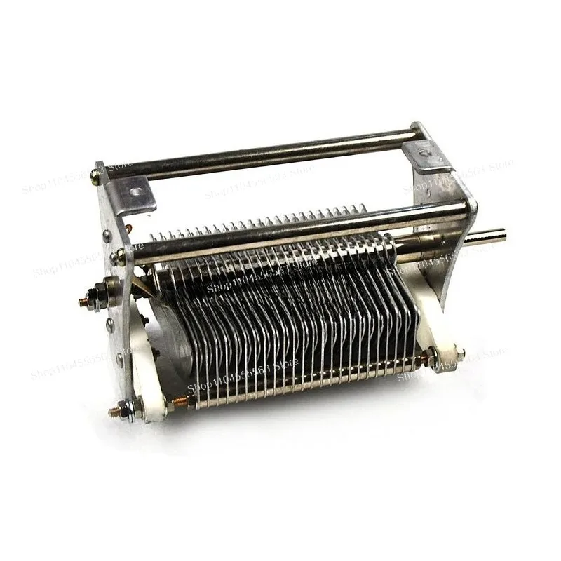 20-1000PF Single-Joint Air Dielectric Variable Capacitor, Knob-Ready for Electronics
