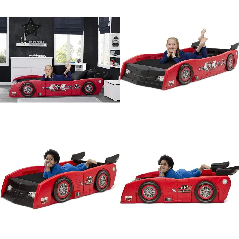 

Red Race Car Toddler to Twin Bed Conversion Kit