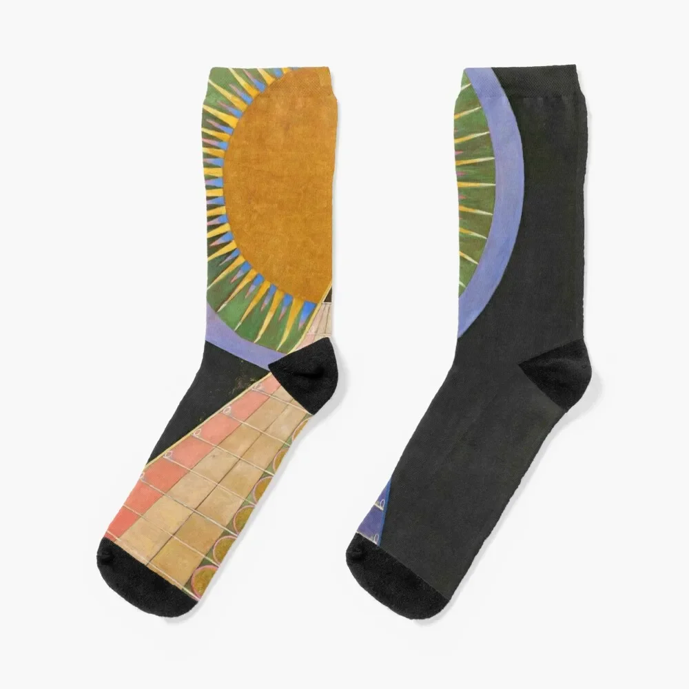 

Hilma af klint - Altarpiece Socks anti slip football crazy Socks Woman Men's