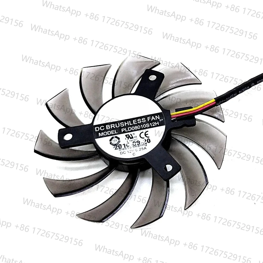 New 75MM PLD08010S12H Cooler Fan For Gigabyte HD 6850 7970 GTX 460 GTX560Ti R270X AMD R7 260x Graphics Video Card Cooling Fans