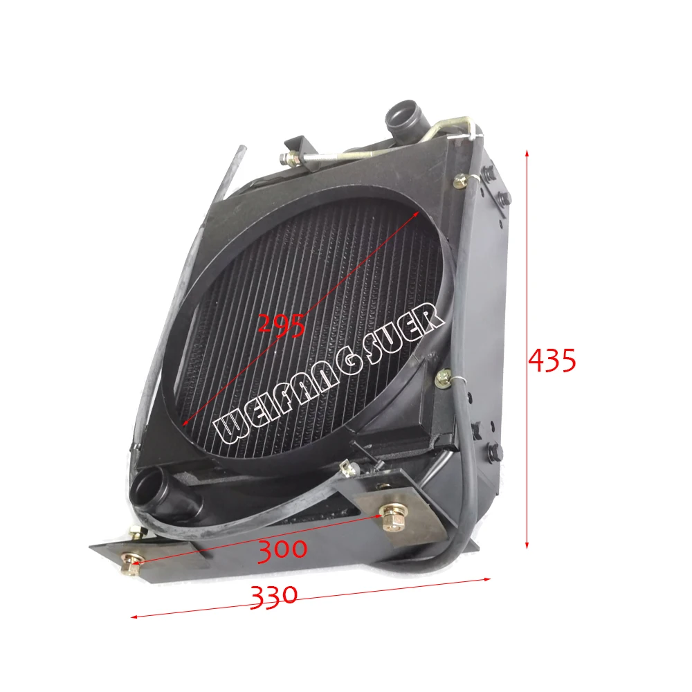 Imagem -02 - Radiador para Trator com Motor Xinxiang Huanghe Ty290x Ty295x Ty184 Dfh180 Ytty290t.13.0112a