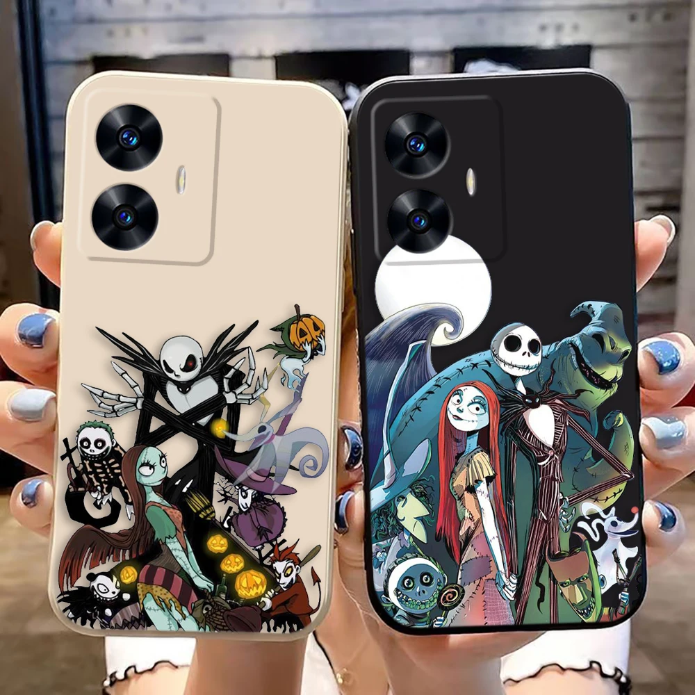 Movie The Nightmare Before Christmas Phone Case For Realme C65 C63 C53 C35 C55 C33 C30 C21Y C20 C12 C11 GT 2 NARAO 20 30 50 Case