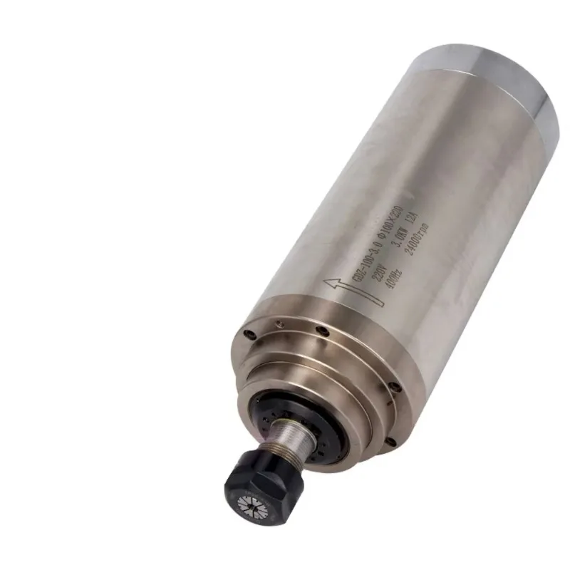 

3kw CNC Router Spindle Motor GDZ-100-3 220V 380V Machine Tool Spindle ER20 400Hz 24000rpm AC Spindle Motor