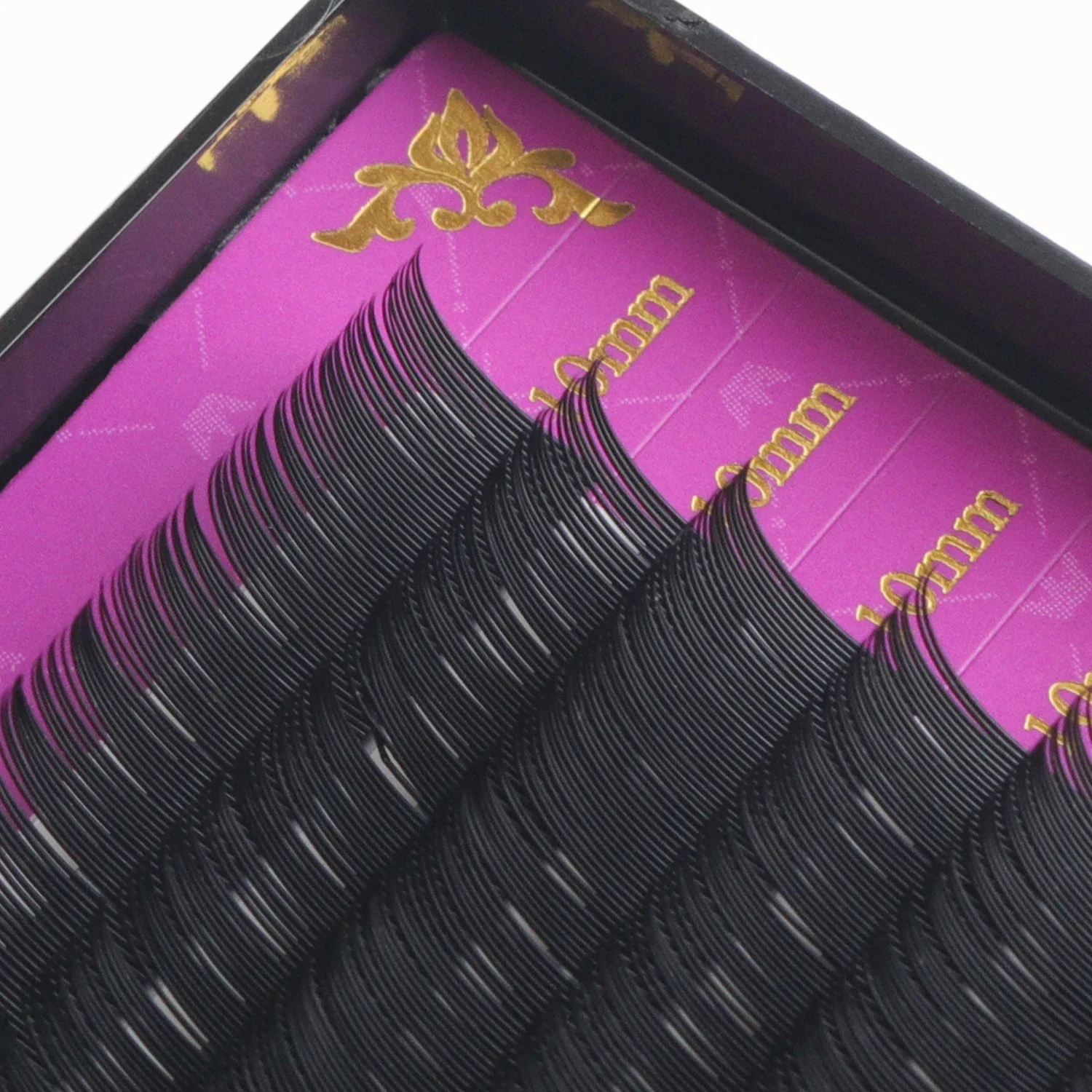 GLAMLASH 16Lines natural silk mink Eyelash Extension Individual Soft High Quality All Size Fake Eye Lashes Maquiagem Cilios