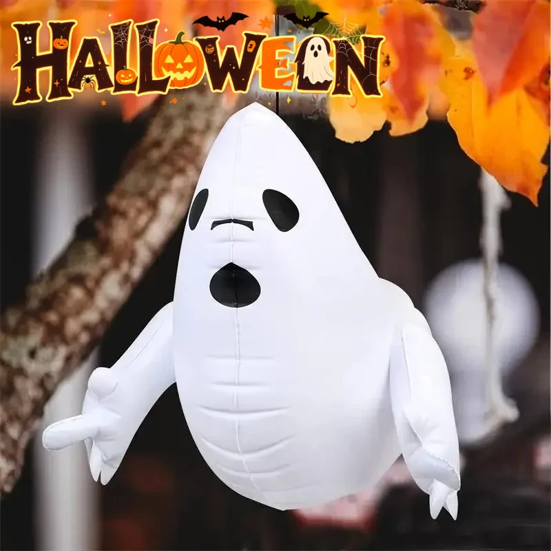 Halloween Spooky Flying Ghost Inflatable Blow Up Outdoor Yard Garden Decoration Hanging Specter Figure Display Set