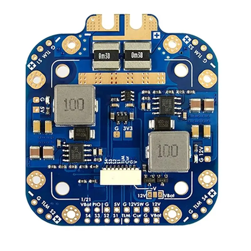 PHILE-3X XCLASS PDB FCHUB-12S V2 Board 5V & 12V Output W/ Current Sensor 3-12S Lipo For RC Drone FPV Quadcopter Multicopter