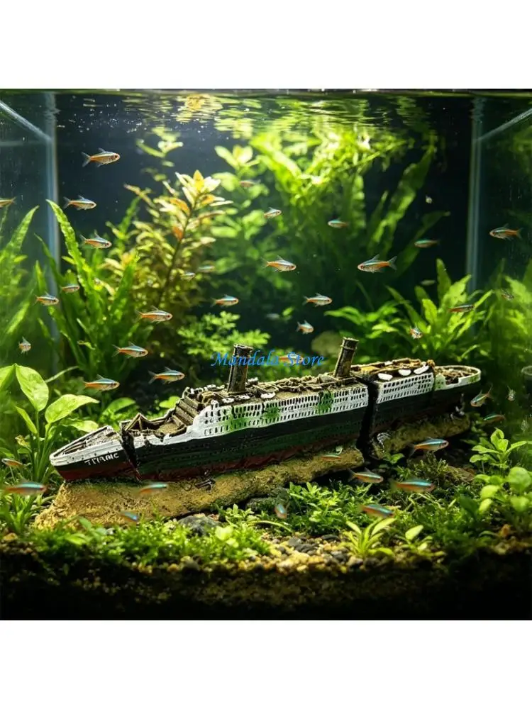 u2jc-–-decoration-d'aquarium-modele-titanics-coulant-ornements-d'epaves-poissons-en-resine-naturelle