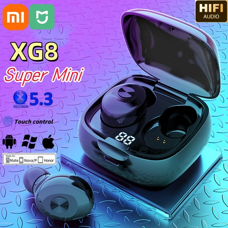 

XIAOMI Mini Wireless Bluetooth Earphones Bluetooth 5.3 TWS Headset Touch Control Sports Waterproof Gaming Headphones