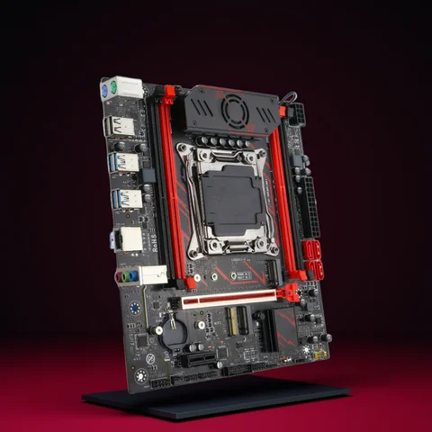 QIYIDA X99 H9S Motherboard Set Kit With LGA2011-3 Xeon E5 2630 V4 CPU DDR4 16GB REG ECC memory NVME M.2 TPM 2.0 Interface SATA3