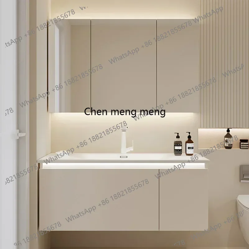 Muebles de Baño: Armarios con Lavabo, Espejo, Estante de Pared, Cajón para Herramientas, Muebles de Exhibición para Baño, Muebles para Habitación Casa Arredo