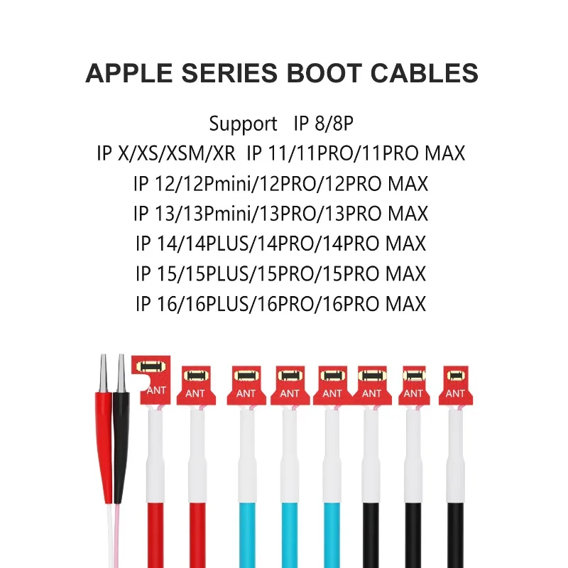 

MaAnt PY-1PRO 9-портовый кабель питания загрузки для IPhone8-16Pro Max 3A FPC Тестовый кабель питания постоянного тока