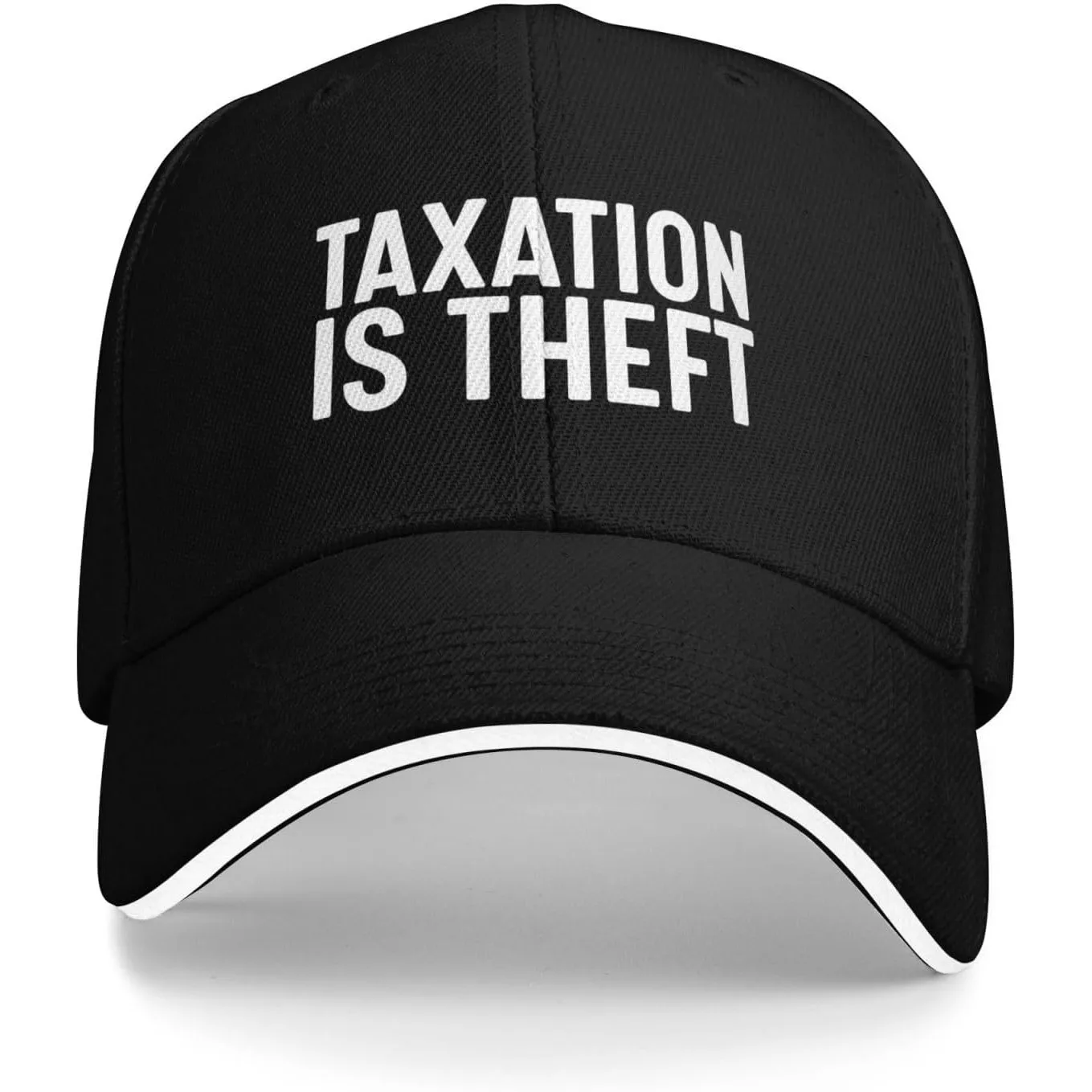 Taxation-Is-Theft-Baseball-Cap-Polyester-Casual-Sun-Protection-Adjustable-Unisex-Hat