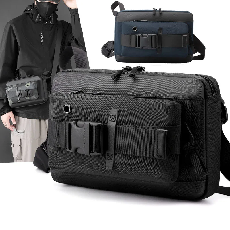 

Exclusive Design Waterproof Crossbody Bag Men's Large Capacity Chest Bag Lightweight Outdoor Sports Hiking Shoulder Backpack