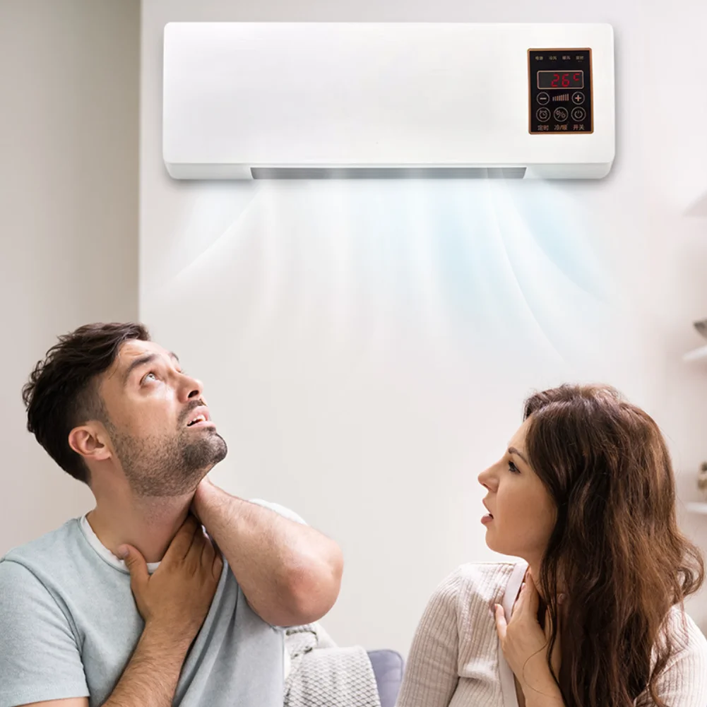 

2025 НОВЫЙ настенный кондиционер 2 в 1, Отопление, охлаждение, воздушный охладитель, сплит-макс. кондиционеры с дистанционным управлением для дома, спальни