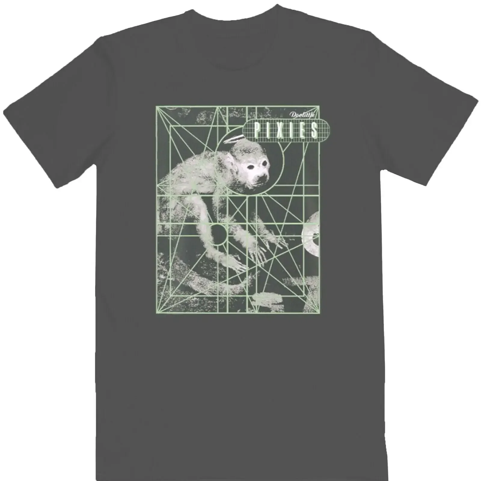 Pixies - Doolittle Monkey Grid Official Licensed T-Shirt2024 High quality Brand T shirt Casual Printed 100% Cotton