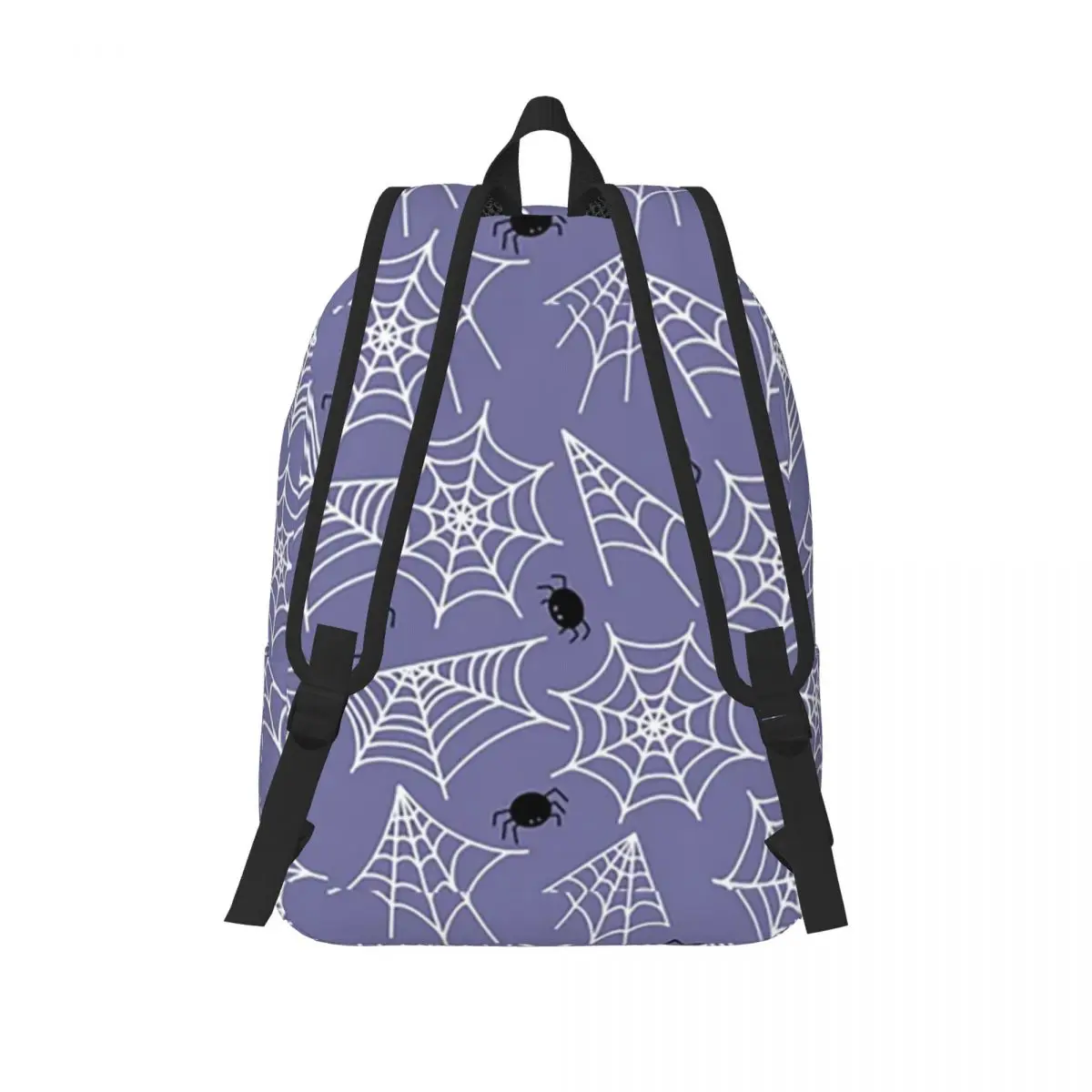 Halloween Black Cat Spider Gothic Witch Student Backpack School Bag Hiking Travel Daypack for Boys Girls Bookbag Shoulder Bags