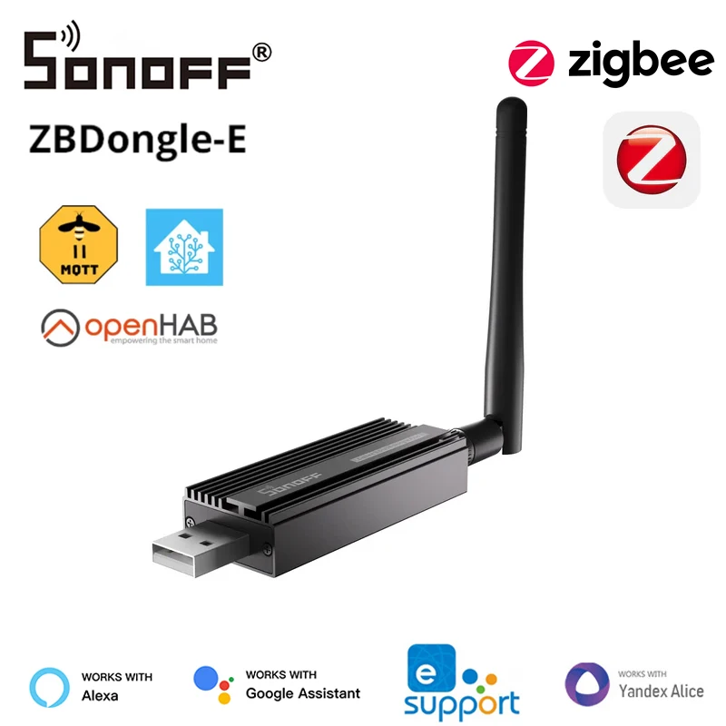SONOFF Zigbee Dongle-E 3.0 USB Dongle Universal ZigBee Gateway via ZHA or Zigbee2MQTT Support SONOFF ZBMINI S26ZBR2 SNZB