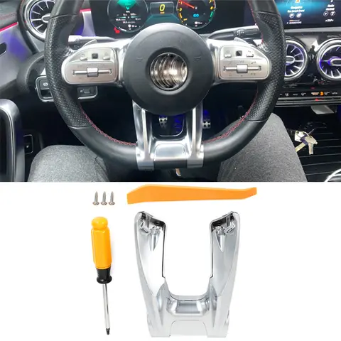 New Steering Flat Wheel Lower Trim Cover 2019-2020 For Mercedes Benz AMG Sport A Class W177 W247 W205 W213 W463 W257 CLA C118