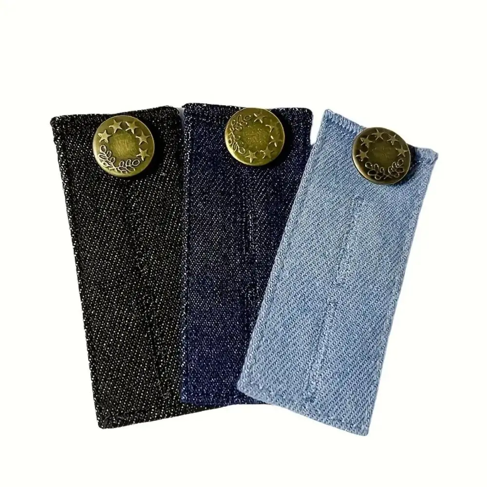 Denim Clothe Waisband Extender Flexible Adjustable Pants Extenders Buttons Waist Extension DIY Crafts Button Extenders Girls