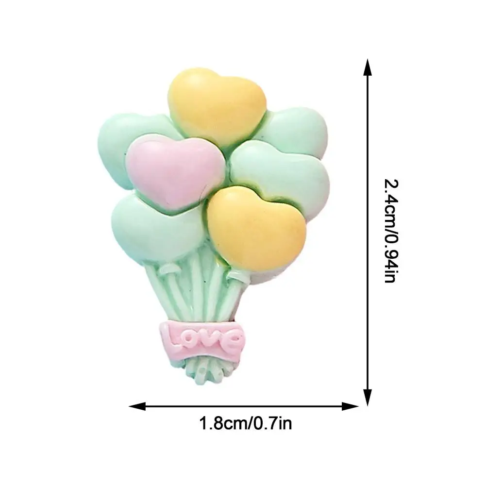 10 шт., Разноцветные Мини-шары из смолы