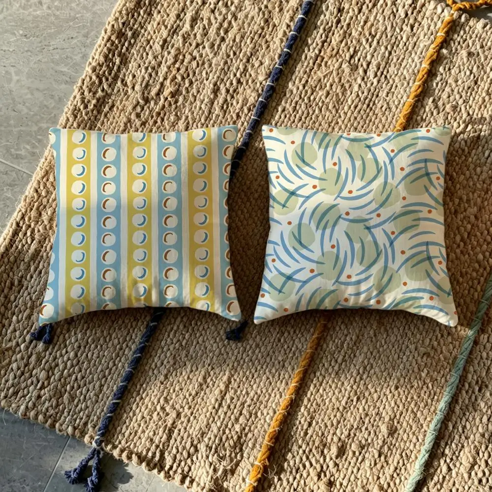 Cushion Cover Linen Double-Sided Pillowcase Sofa Cushion Cover Multi-Size Home Decor A-Ariana MartinS
