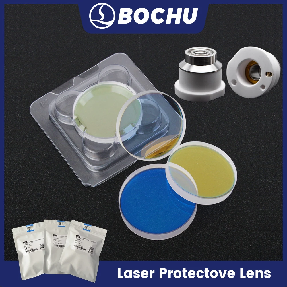 BOCI Original Protective Windows D34T5 D21.5T2 D25.4T4 Laser Ceramic Anti-collision Screw BLT641 421 Fiber Laser Cutting Head
