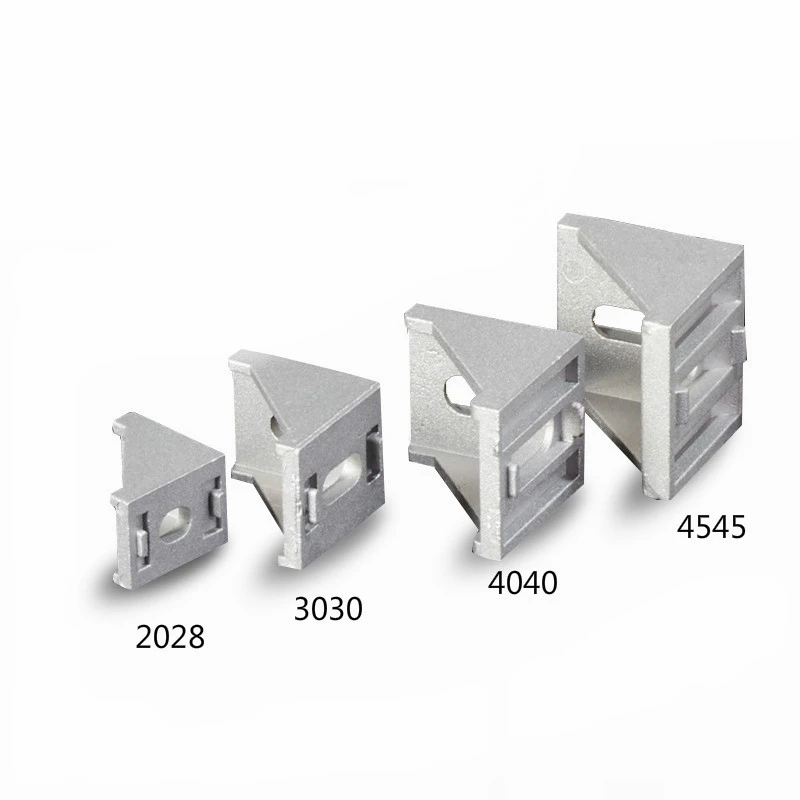 2020 2028 3030 3060 4040 4080 6060 20/30/40/45/60 Aluminum Profile Connector CNC Router Aluminum Corner Bracket 2040 3060 6060