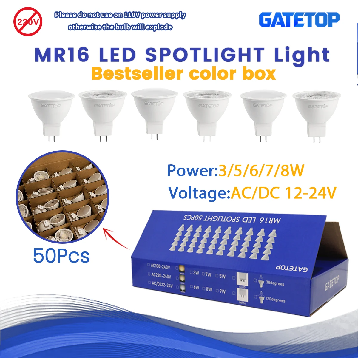 50pcs-high-quality-household-ac-dc12v-24v-gu53-bulb-lamp-cup-light-mr16-high-brightness-spot-38-degree-lighting-accessories