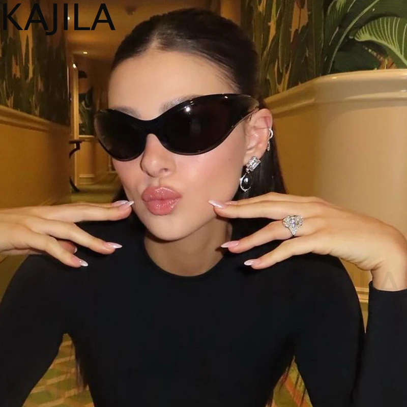 Dynamo okulary przeciwsłoneczne Cat Eye kobiet 2024 projektant luksusowych marek nowość w modzie okrągłe okulary przeciwsłoneczne dla mężczyzn Y2k Punk sportowe gogle męskie