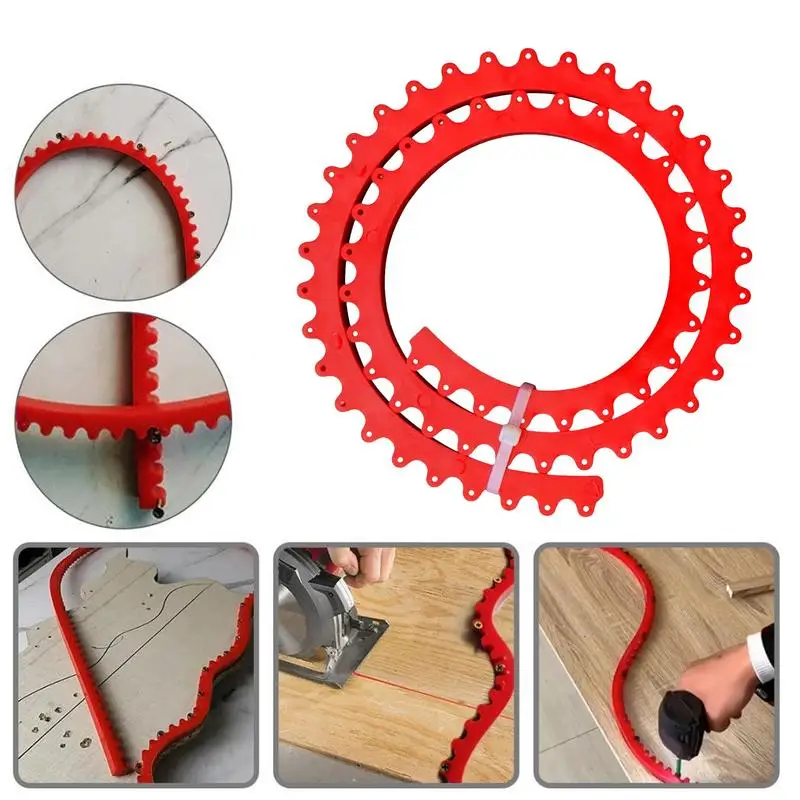 Bande de Forme Spéciale Flexible, Modèle de Courbe Professionnel, Routeur, Guide de Fraisage