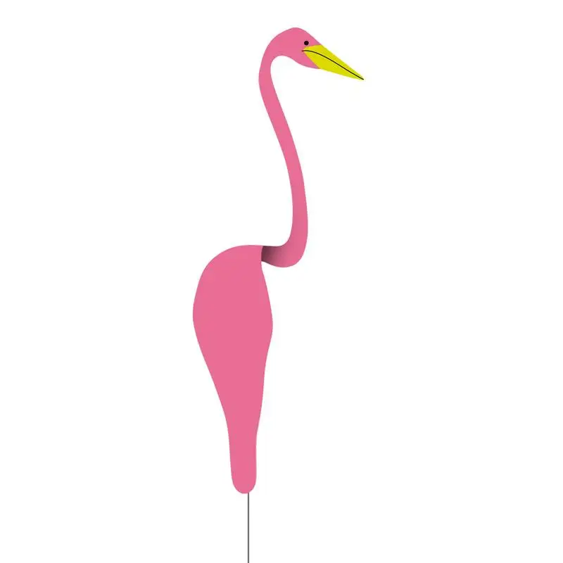 

Flamingo Yard Decorations Wind Spinner For Garden Yard Decor Garden Flamingo Wind Swirl Florida Dancing Birds Wind Sculptures