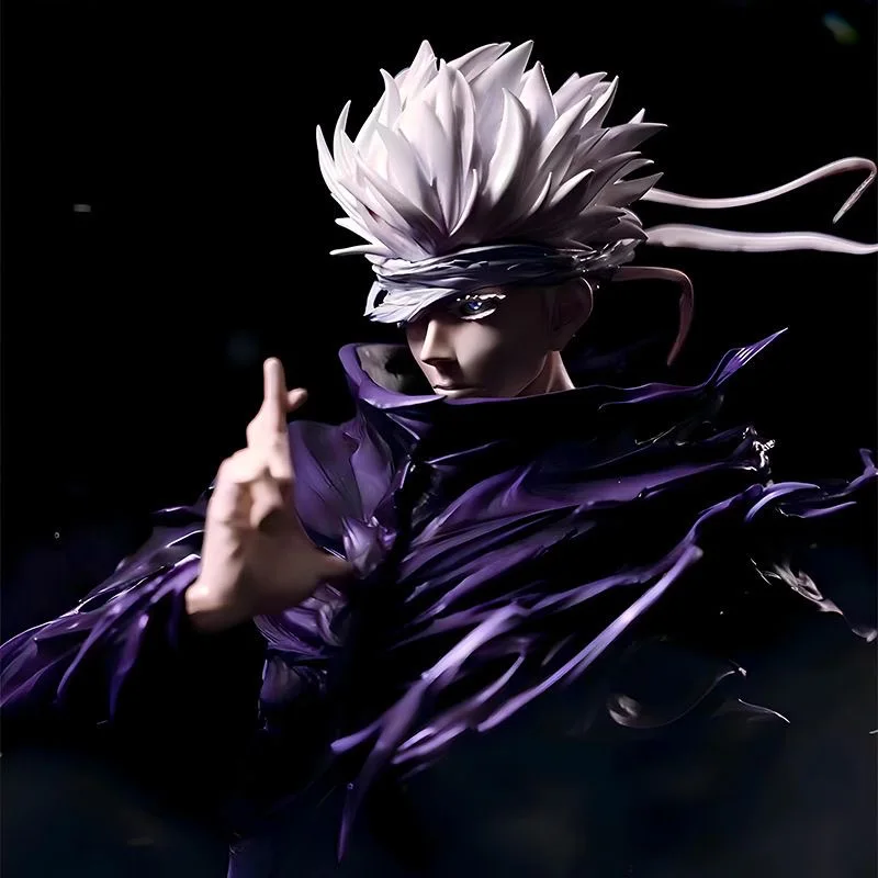 Jujutsu Kaisen Satoru Gojo Hollow Purple figura de medio cuerpo, modelo GK, adornos coleccionables, estatuilla, juguete para niños, regalos