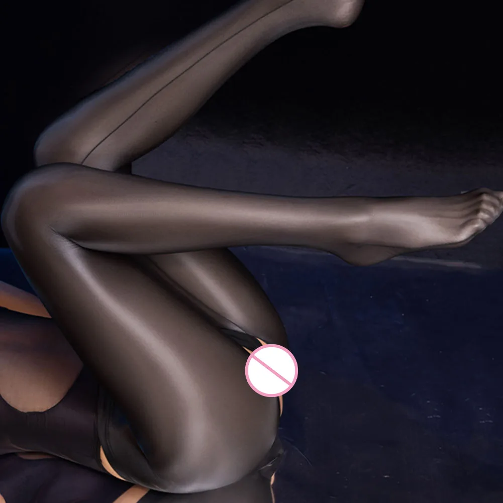

Crotchless Pantyhose Shiny Stockings All Seasons Brand New High Stretch Polyester Fabric Sleeveless Design Solid Color