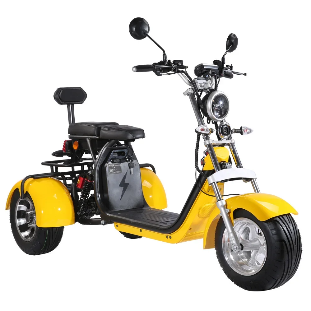 EU Warehouse EEC COC 1500w 2000w 60V Fat Tire Electric Scooter Citycoco