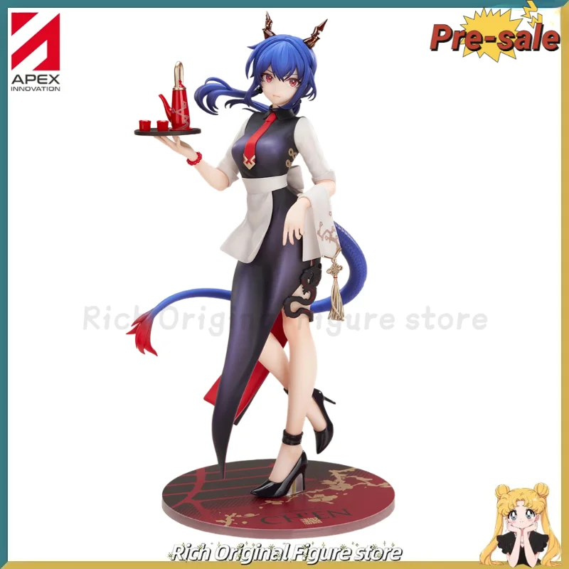 

【Предпродажа】Оригинальные APEX-TOYS LIMEPIE Arknights Chen Tea Time масштаб 1/8, фигурка, модель игрушки, статуя