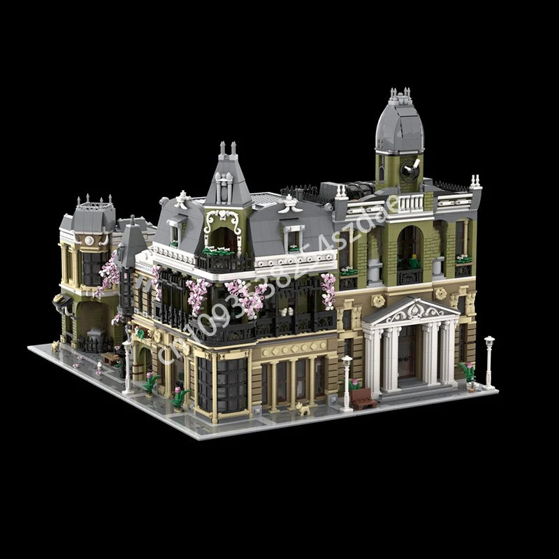 

9527 шт. MOC природный музей истории модульные здания строительные блоки рождественская игрушка подарок дети решают проблему для детей