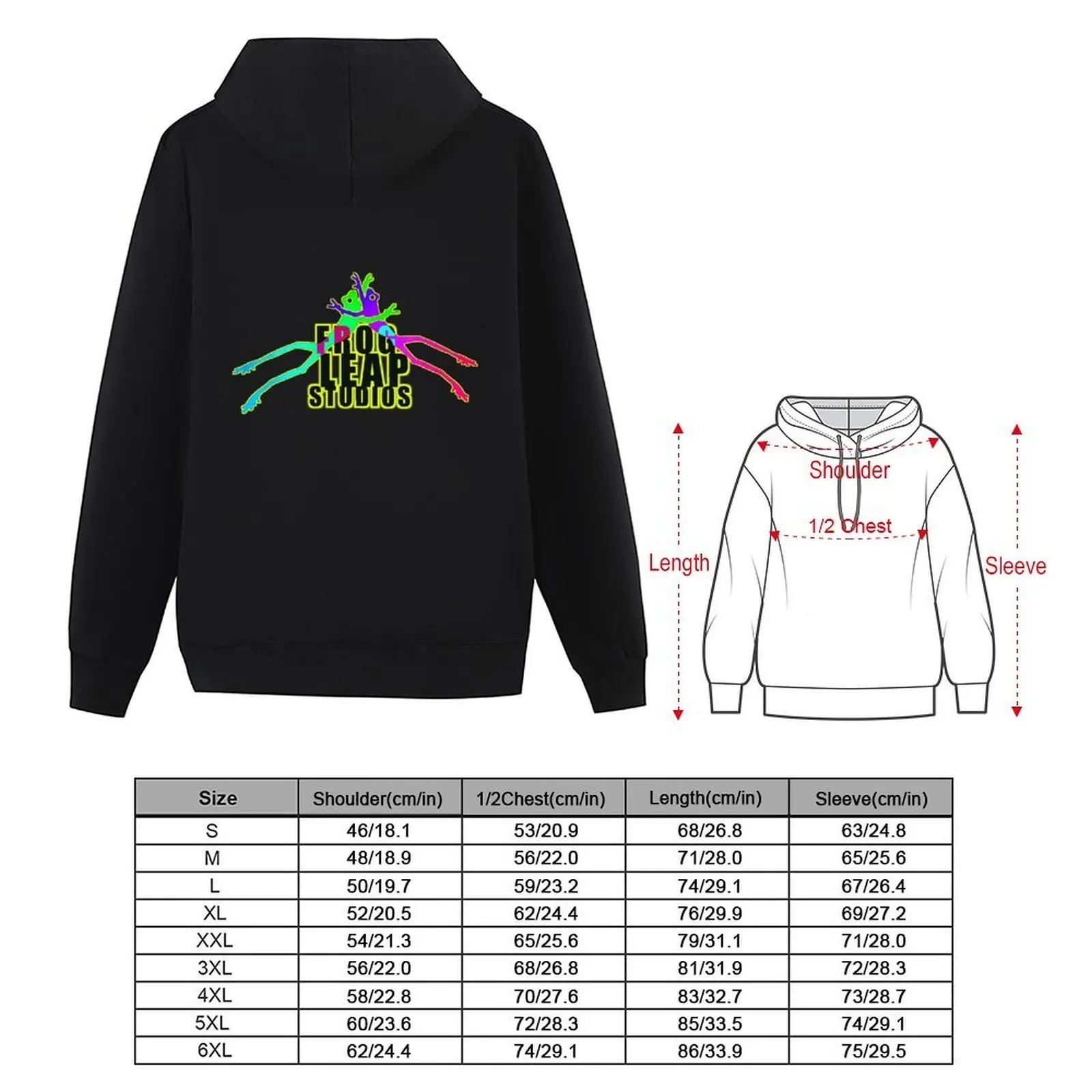 Fan art frog hug rainbow Frog Leap Studios FLS Leo Moracchioli Hoodie men's sweat-shirt set fashion men men wear hoodie graphic