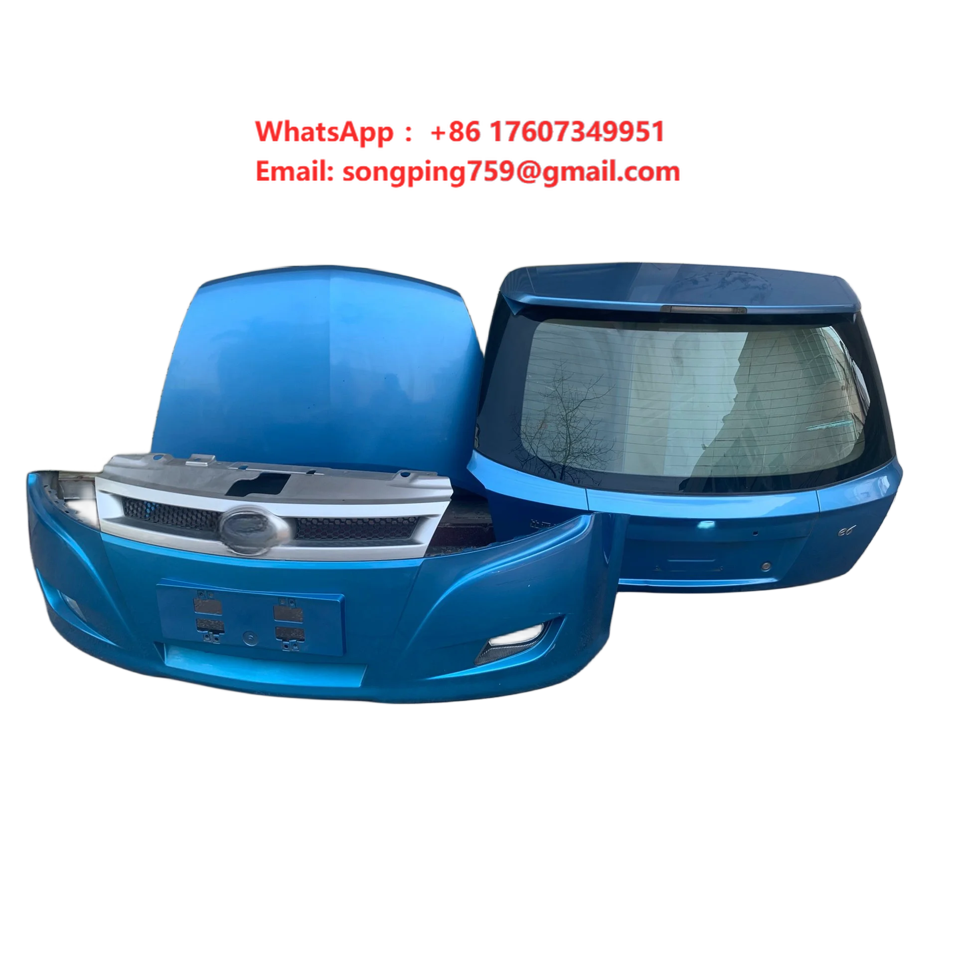 New Energy Vehicle Auto Body Systems Body Kit Parts Front Car Bumper for BYD E6