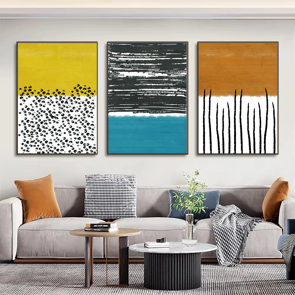 

Mark Rothko Exhibition Art Prints Brown Blue Color Minimalist Abstract Poster Canvas Painting Wall Pictures Living Room Decor