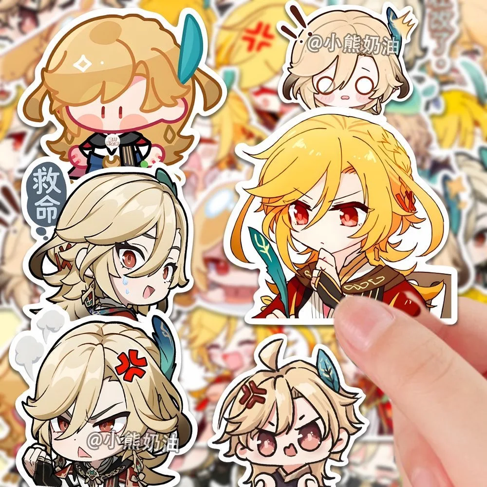 Sunsyea Genshin Impact Merch Character Stickers Kaveh 50 Pieces Anime Collection