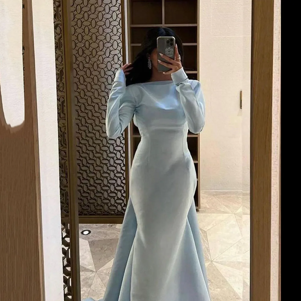 

SoDigne Saudi Arabia Mermaid Evening Dresses With Detachable Train Backless Prom Gowns Long Formal Dress Birthday Party dress