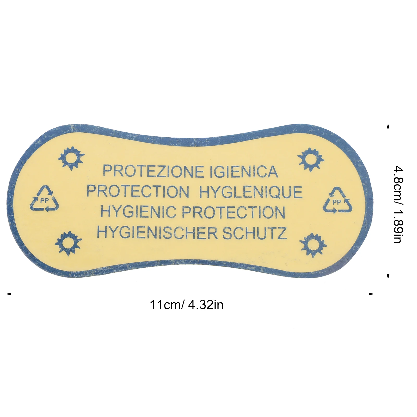 50pcs Adhesive Protective Swimwear Sticker Panty Liner Underpants Protective Sticker Underwear Bikini Try On Sticker Label Craft